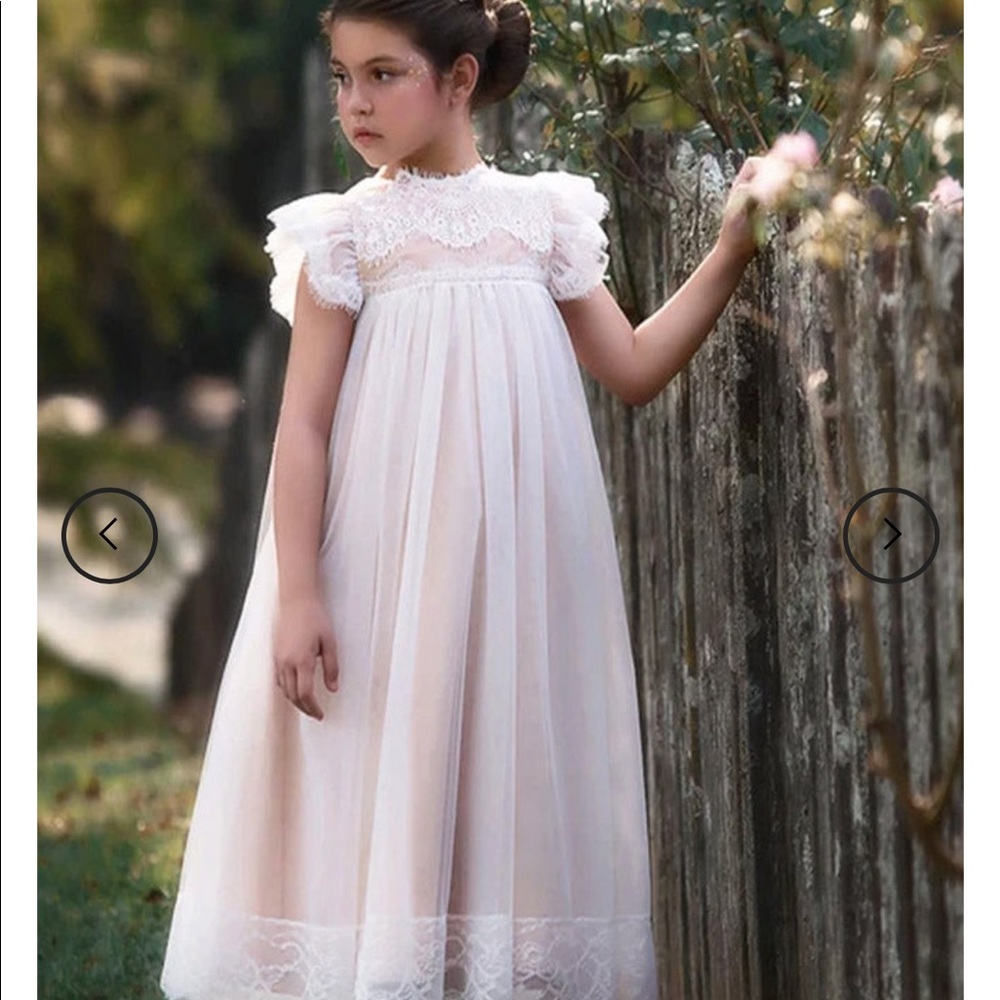 White lace dress